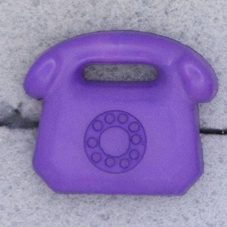 Ref000436 Botón Formas en colores morado y  lila