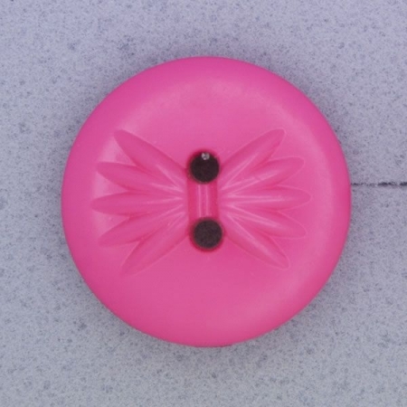 Ref000547 Botón Redondo en colores rosa y  fucsia