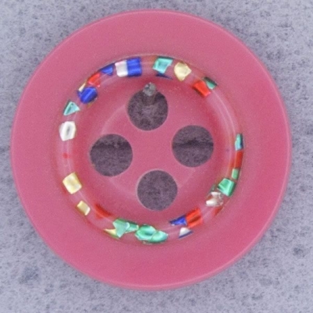 Ref000576 Botón Redondo en color rosa