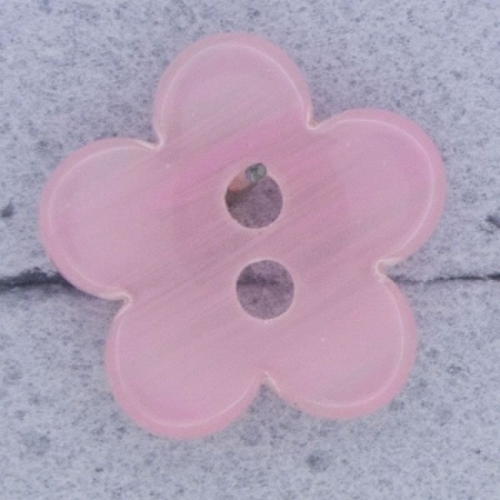 Ref000591 Botón Estrella, Flor en color rosa
