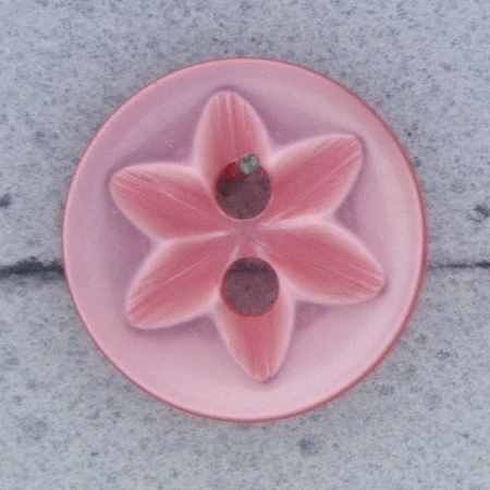 Ref000593 Botón Redondo en color rosa