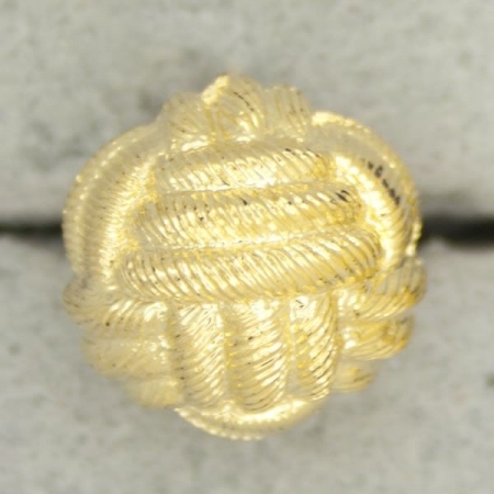 Ref000827 Botón Redondo en color dorado