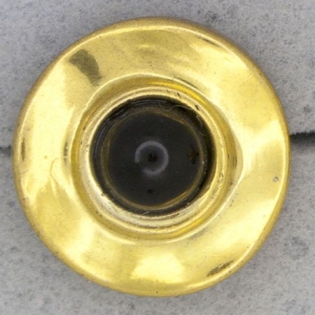 Ref000998 Botón Redondo en colores negro y  dorado