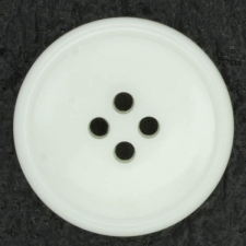 Ref001330 Botón Redondo en color blanco