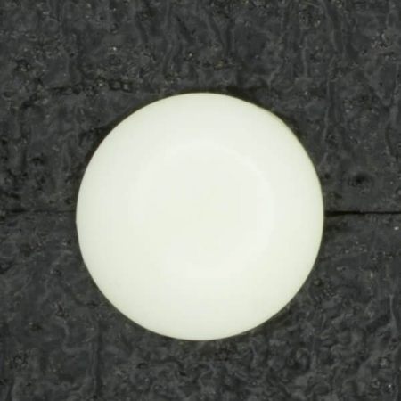 Ref001382 Botón Redondo en color blanco