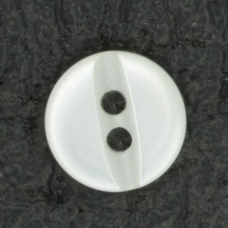 Ref001407 Botón Redondo en color blanco