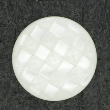 Ref001411 Botón Redondo en colores blanco y marfil