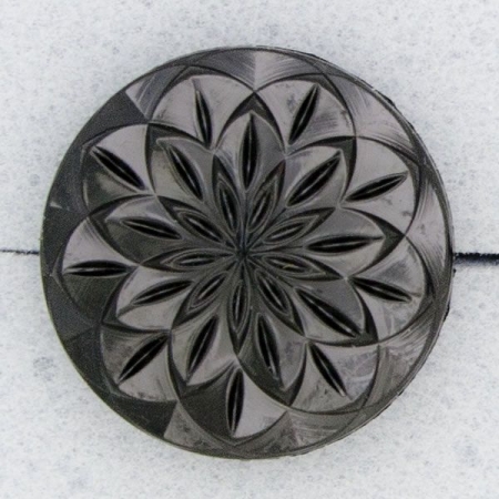 Ref000136 Botón Redondo en color negro