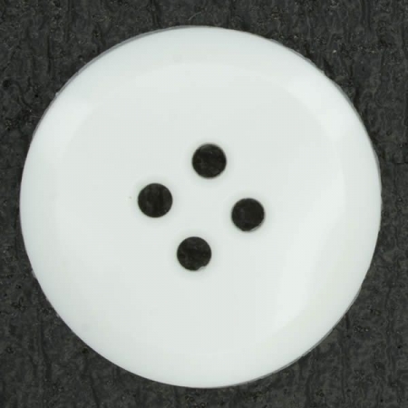 Ref001420 Botón Redondo en color blanco