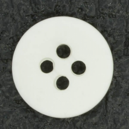 Ref001446 Botón Redondo en color blanco