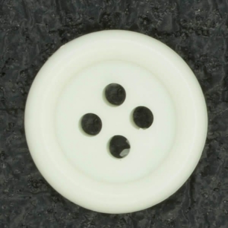 Ref001450 Botón Redondo en colores blanco y marfil