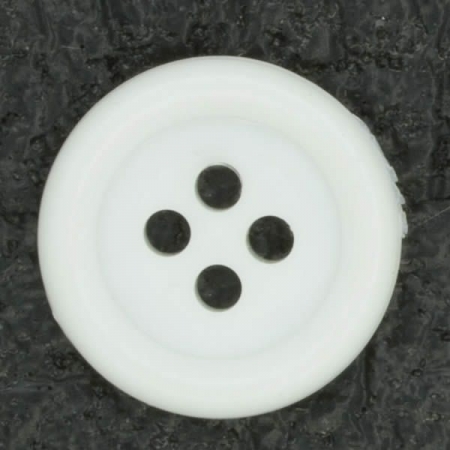 Ref001451 Botón Redondo en color blanco