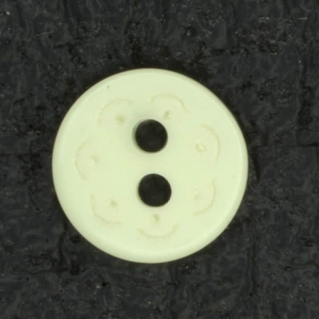 Ref001462 Botón Redondo en color marfil