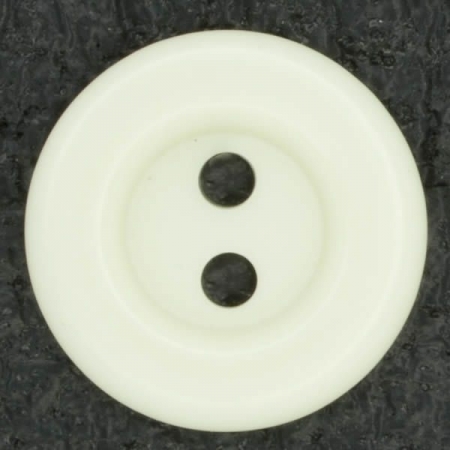 Ref001465 Botón Redondo en colores blanco y  marfil