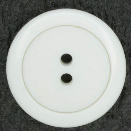 Ref001490 Botón Redondo en color blanco