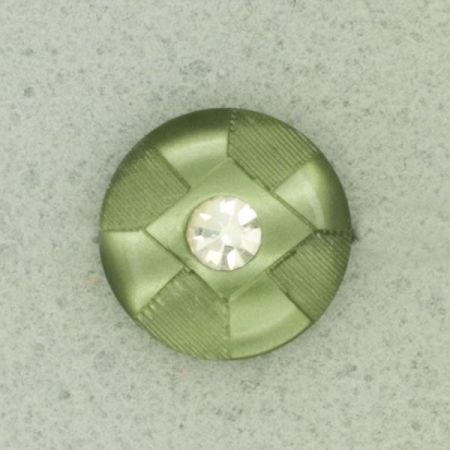 Ref001590 Botón Redondo en colores verde y plata