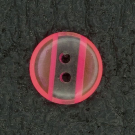 Ref001626 Botón Redondo en colores rosa y fucsia y transparente