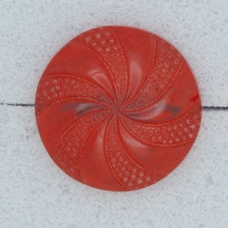 Ref000157 Botón Redondo en color rojo