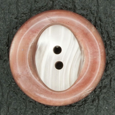 Ref001667 Botón Redondo en colores rosa y marron