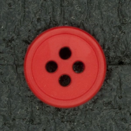 Ref001694 Botón Redondo en color rojo