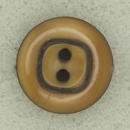 Ref001781 Botón Redondo en colores marron y negro