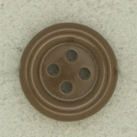 Ref001784 Botón Redondo en colores marron y verde