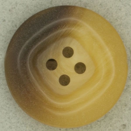 Ref001802 Botón Redondo en colores beige y  marron