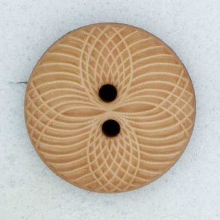 Ref001825 Botón Redondo en color marron