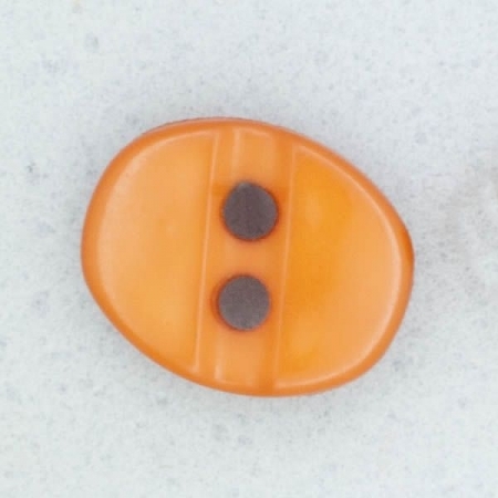 Ref001855 Botón Ovalado en colores marron y  naranja