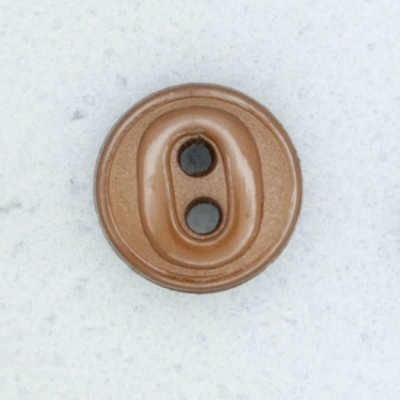 Ref001872 Botón Redondo en color marron