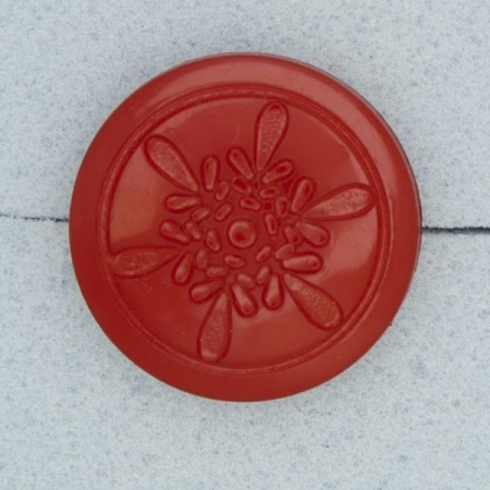 Ref000182 Botón Redondo en color rojo