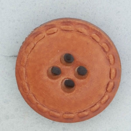 Ref001896 Botón Redondo en color marron