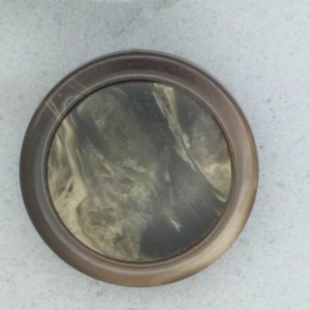 Ref001900 Botón Redondo en color marron