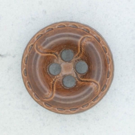 Ref001907 Botón Redondo en color marron