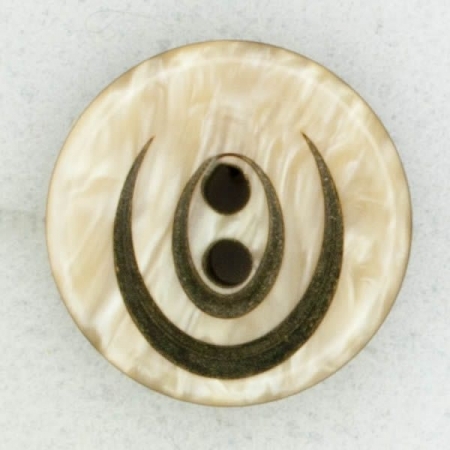 Ref001917 Botón Redondo en color marron