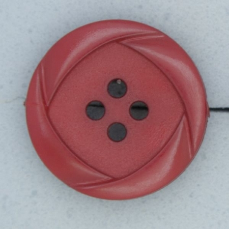 Ref000190 Botón Redondo en colores rojo y burdeos y fucsia