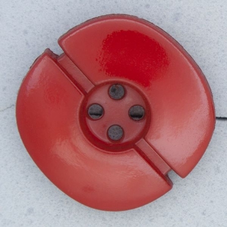 Ref000191 Botón Redondo en colores rojo y burdeos