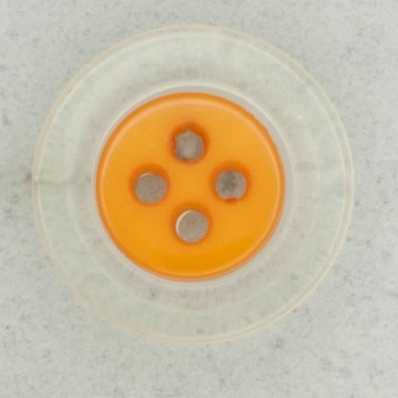 Ref001966 Botón Redondo en colores naranja y transparente