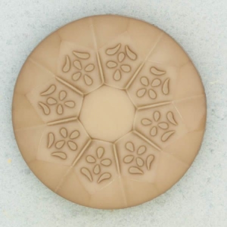 Ref001987 Botón Redondo en colores marron y verde