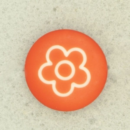 Ref000196 Botón Redondo en color rojo