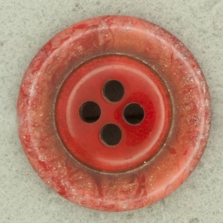 Ref000197 Botón Redondo en color rojo