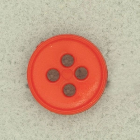 Ref000198 Botón Redondo en color rojo