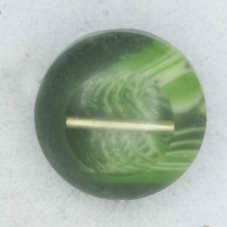 Ref002043 Botón Redondo en colores verde y dorado