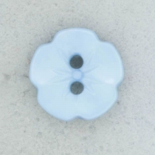 Ref002081 Botón Redondo, Flor, Estrella en color azul
