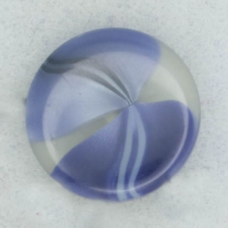 Ref002095 Botón Redondo en colores azul y transparente