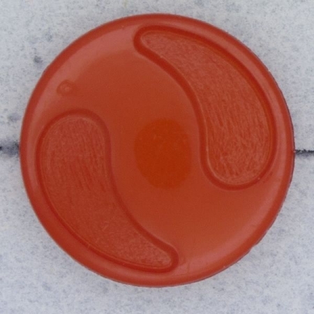 Ref000208 Botón Redondo en color rojo