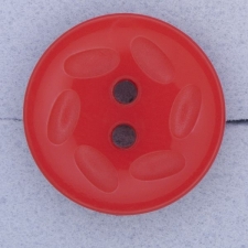 Ref000209 Botón Redondo en color rojo