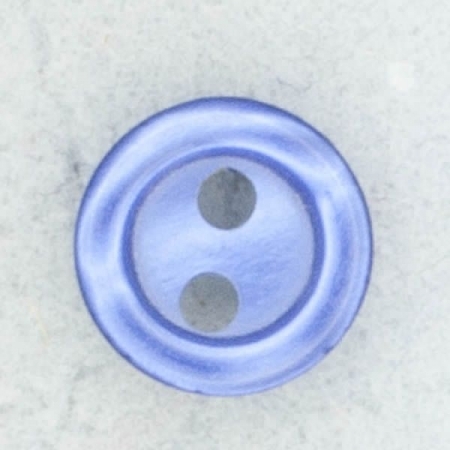 Ref002152 Botón Redondo en colores azul y  azul marino