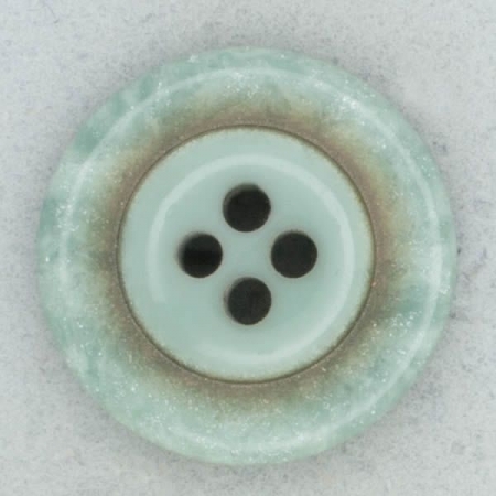 Ref002173 Botón Redondo en colores verde y marron