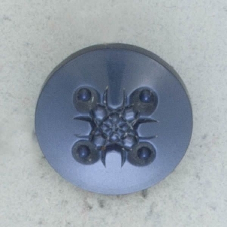 Ref002241 Botón Redondo en color azul marino